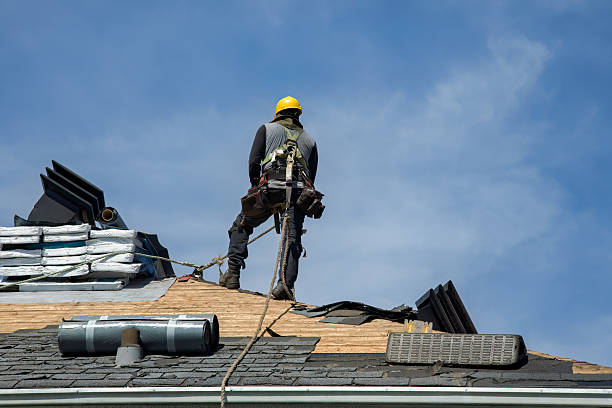 Professional Roofing technician working in Newbury, NH